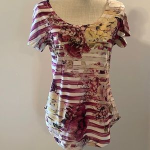 NWOT World Unity Short Sleeved Top